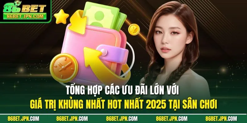 Tổng hợp các ưu đãi lớn với giá trị khủng nhất hot nhất 2025 tại sân chơi
